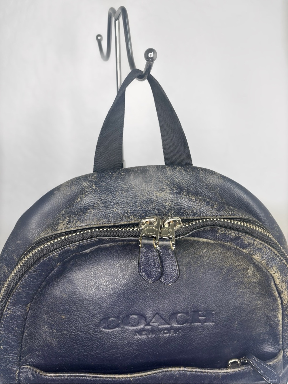 COACH Charles Slim Leather Backpack - Picture 6 of 6